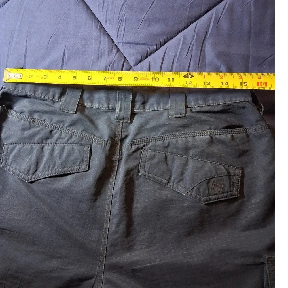 5.11 Tactical Mens Ripstop Cargo‎ Pants Navy Blue Work Hiking Outdoor Size 32x32